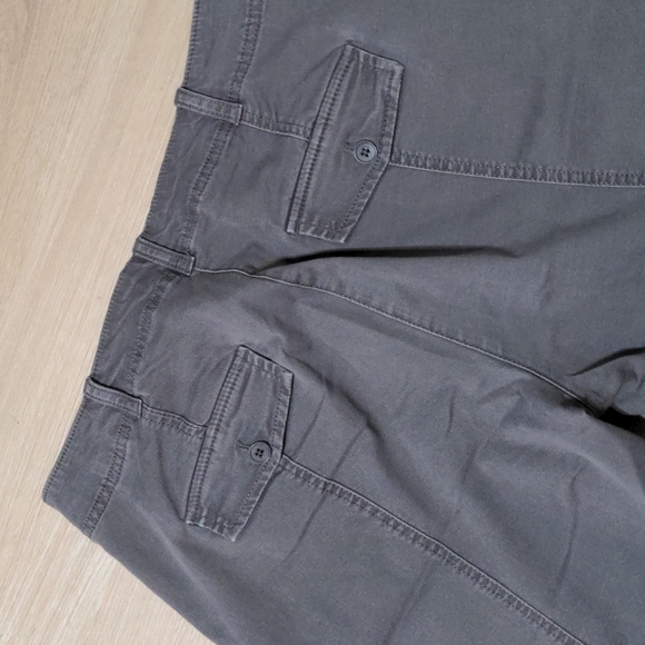 🍑Talbots Faded Gray Chinos Modern Cut Zip Ankle Zip Pockets Size 9 C276 - Picture 12 of 13